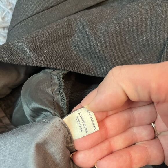 Valette Gray Wool Culotte Pants Cropped Size 8 - Picture 3 of 6